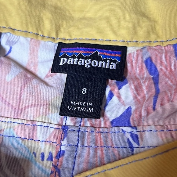 Patagonia Wavefarer Board Surf Swimwear Shorts Jurassic Ferns Violet Blue - Picture 3 of 10